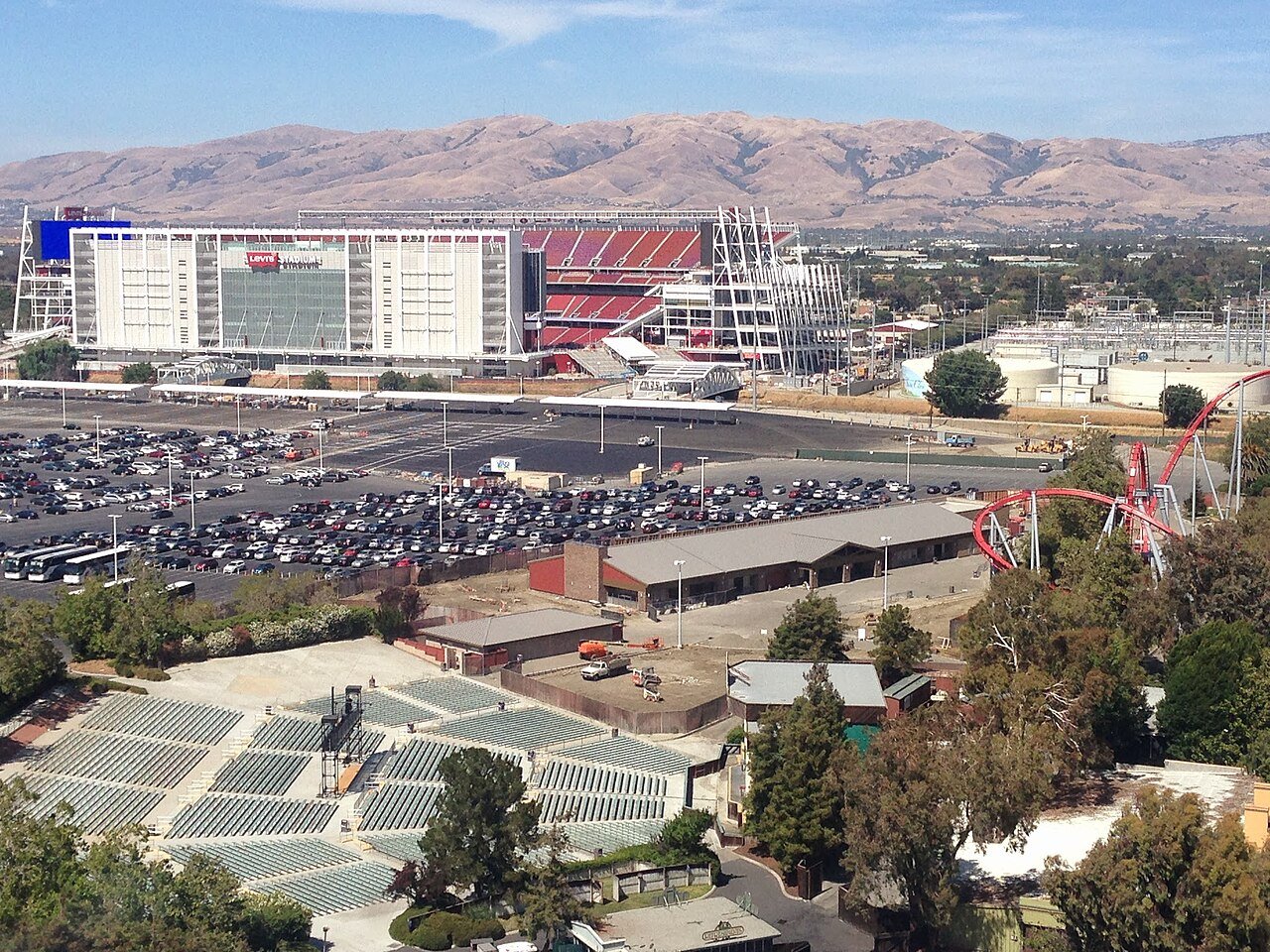 Vue aérienne du Levi's Stadium à Santa Clara, Californie – Coupe du Monde 2026